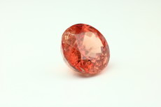 Natural Spinel Round Cut Padparadscha Orange Color  3.3 cts.