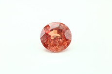 Natural Spinel Round Cut Padparadscha Orange Color  3.3 cts.