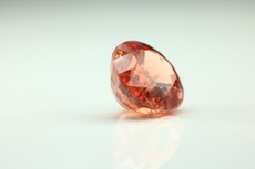 Natural Spinel Round Cut Padparadscha Orange Color  3.3 cts.