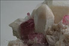 Rubellite with Quartz & Feldspar