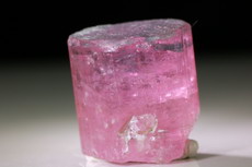 Pink  Tourmaline Crystal (blue cap) Burma