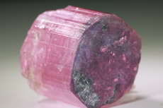 Pink  Tourmaline Crystal (blue cap) Burma