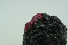 Spinel Crystals on Ilmenite