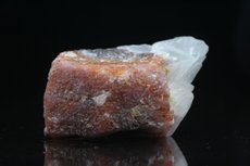 Rubin Kristall in Kalzit