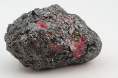 Spinel Crystals on Ilmenite