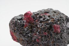 Spinel Crystals on Ilmenite