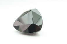 Black faceted Spinel