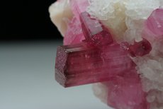 Pink Rubellite Crystal in Matrix