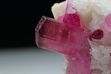 Pink Rubellite Crystal in Matrix