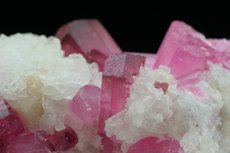 Pink Rubellite Crystal in Matrix