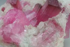 Pink Rubellite Crystal in Matrix