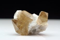 Phenakite Crystal on Smokey Quartz