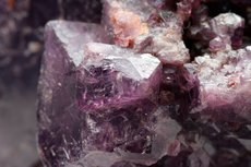 Big purble Spinel Crystal