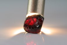 Faceted Painite and cutting- grade Crystal