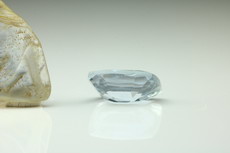 Sillimanite Crystal & Cut