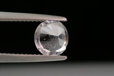 Rare faceted colorless Spinel