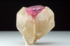 Fine pink Tourmaline  with Quartz