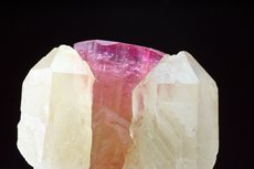 Fine pink Tourmaline  with Quartz