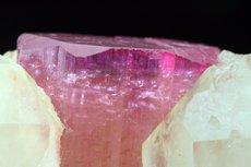 Fine pink Tourmaline  with Quartz