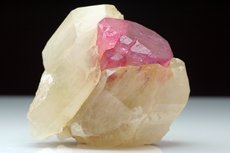 Fine pink Tourmaline  with Quartz