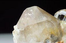 Gem Topaz on Quartz