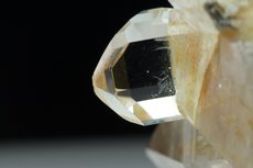 Gem Topaz on Quartz