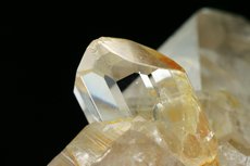 Gem Topaz on Quartz