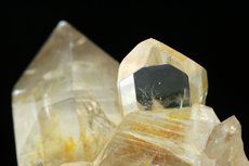 Gem Topaz on Quartz