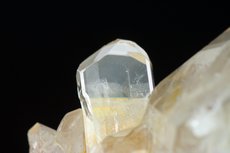 Gem Topaz on Quartz