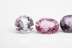 6 Faceted Spinel's in unusual Colors