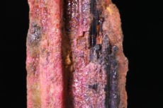 Pseudomorphosis Ruby after Painite