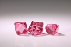 3 Fine pinkish-red Spinel Crystals  