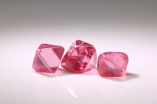 3 Fine pinkish-red Spinel Crystals  