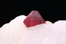 Fine gemmy spinel in Calcite Mogok