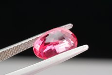 Pinkish red faceted Spinel