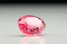 Pinkish red faceted Spinel