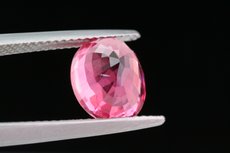 Pinkish red faceted Spinel