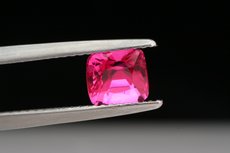 Hot  pinkish red faceted Spinel