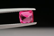 Hot  pinkish red faceted Spinel