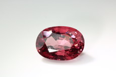 Violet -red, slightly Pink Spinel Cut  2.4 cts.