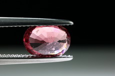 Violet -red, slightly Pink Spinel Cut  2.4 cts.