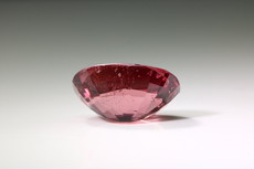 Violet -red, slightly Pink Spinel Cut  2.4 cts.