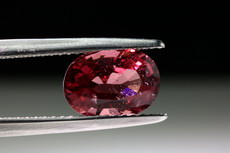 Violet -red, slightly Pink Spinel Cut  2.4 cts.