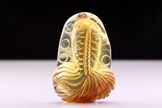 Fish Amber Carving