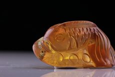 Fish Amber Carving