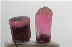 Tri-colored Fine Terminated ルベライト (Rubellite)