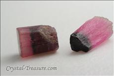 Tri-colored Fine Terminated ルベライト (Rubellite)