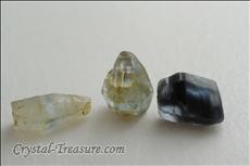  3 Saphir Kristalle