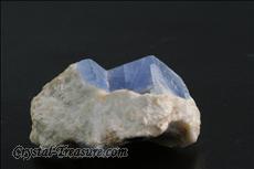 Feiner Kräftig Blauer Kalzit (Calcit) Kristall