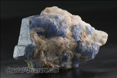Großer Blauer Kalzit (Calcit) Kristall